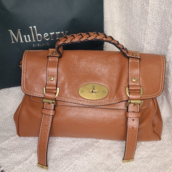 🌳 Mulberry Alexa Crossbody Satchel EUC - Picture 16 of 16